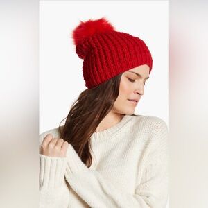 NWT Kyi Kyi Pompom Classic Beanie